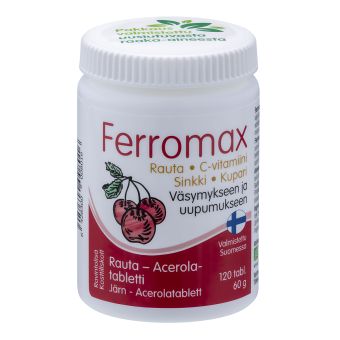 Ferromax rauatabletid acerola ekstraktiga N120