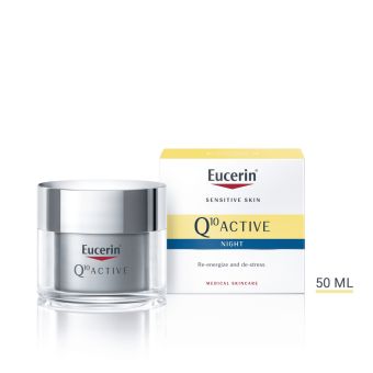 Eucerin Q10 Active ночной крем против морщин для чувствительной кожи 50 мл