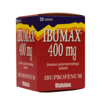 IBUMAX ÕHUK. POLÜM.KAT. TBL 400MG (PURK) N30