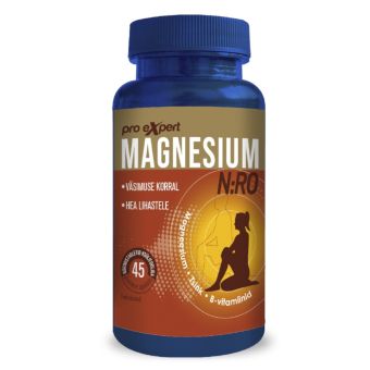 Pro Expert Magnesium NRO жевательные таблетки со вкусом апельсина N45