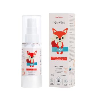 NorVita Raud Lastele suukaudne sprei 30 ml