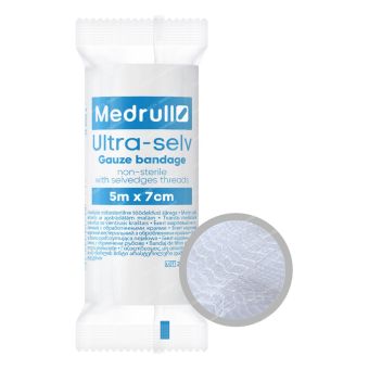 Medrull Ultra-selv marliside mittesteriilne 7cmx5m N1