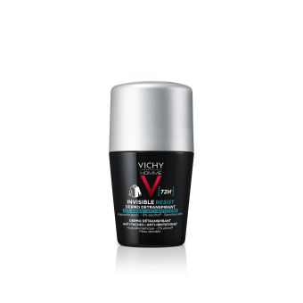 Vichy Homme Roll-on 72h Invisible Resist невидимый дезодорант, не оставляющий следов на одежде 50 мл