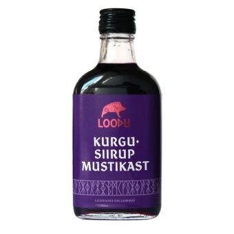 LOODU Kurgusiirup mustikast 244 g