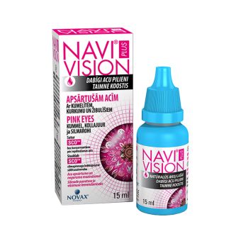 Navi Vision Plus Pink Eye глазные капли от покраснения 15 мл