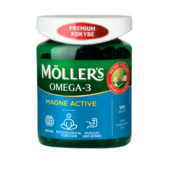 Möller's Omega-3 Magne Active kapslid N100