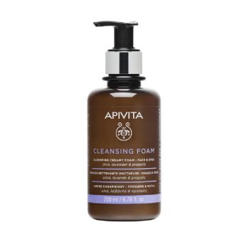 Apivita Cleansing Face & Eyes крем-пенка 200 мл