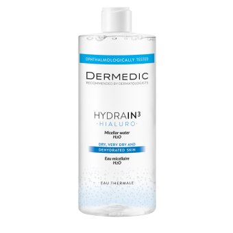 Dermedic Hydrain3 Hialuro mitsellaarvesi 500 ml