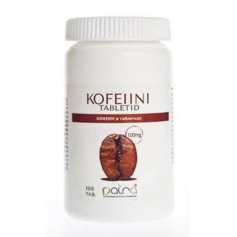 Paira kofeiini tabletid 100mg N100