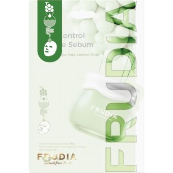 Frudia Green Grape Pore Control Mask маска для жирной кожи лица с зелёным виноградом 20 мл