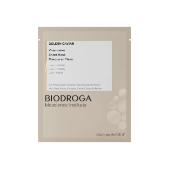 Biodroga Golden Caviar тканевая маска с экстрактом икры 16 г