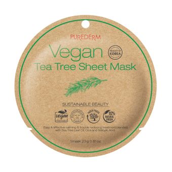 Purederm Vegan Tea Tree näomask N1