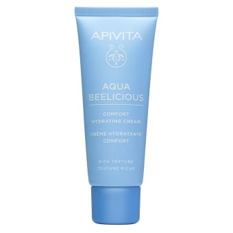 Apivita Aqua Beelicious Comfort Hydrating Cream Rich Texture крем для лица 40 мл