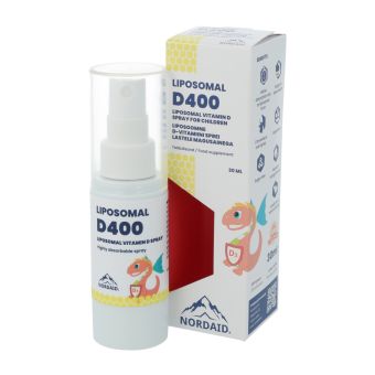 Nordaid Liposoomne laste vitamiin D400 sprei 30 ml