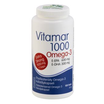 Vitamar 1000mg Omega-3 капсулы+e-vit extra strong N100