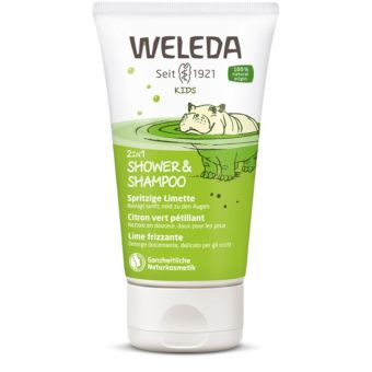 Weleda Kids детский шампунь-крем для душа с лаймом 150 мл