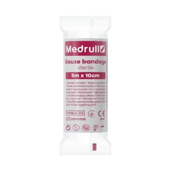 Medrull стерильный медицинский бинт 5 m x 10 cm N1