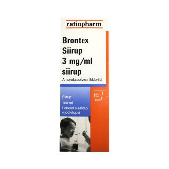 BRONTEX СИРОП 3MG/ML, 100 ml 100 мл