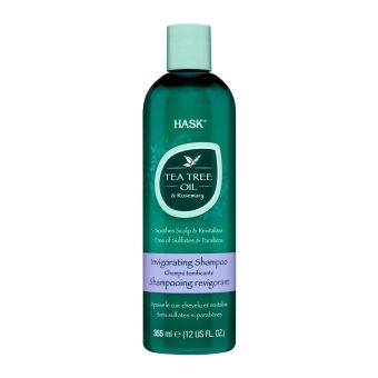 Hask Teatree and rosemary shampoo - Стимулирующий шампунь с чайным деревом и розмарином 355 мл