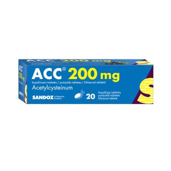 ACC LONG РАСТВОРИМЫЕ ТАБЛЕТКИ 200MG N20