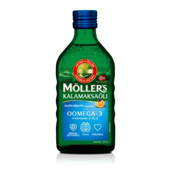 Möller's Tutti-Frutti kalamaksaõli 250 ml