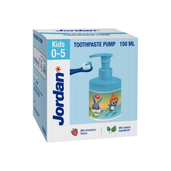 Jordan Pump Kids зубная паста 1000ppm 150 мл