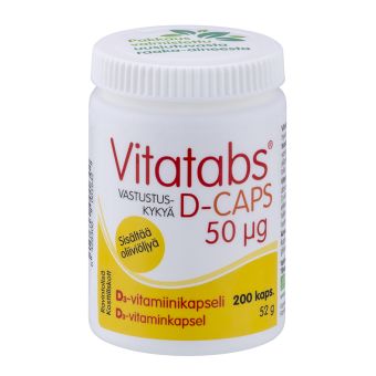 Vitatabs D3 50 MCG (2000IU) масляные капсулы N200