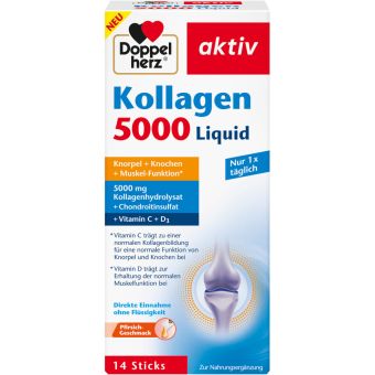 Doppelherz aktiv kollagen 5000 10ml N14 kõhredele, luudele, lihastele