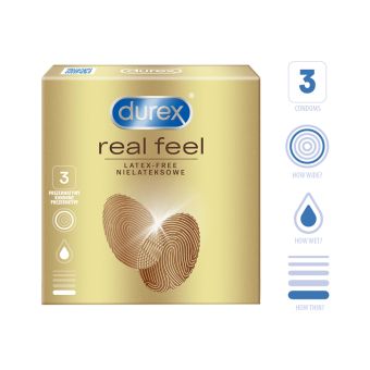 Durex RealFeel kondoomid N3