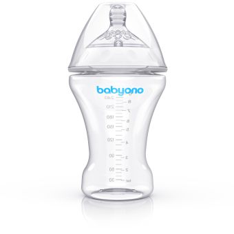 BabyOno Natural Nursing koolikutevastane pudel, 260 ml