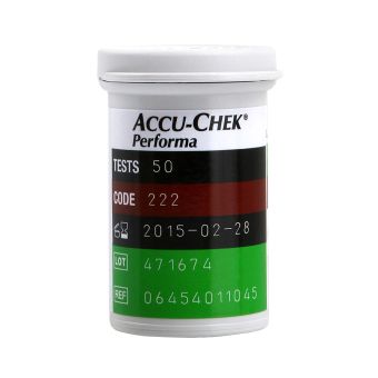 Accu-Chek Performa тест-полоски для измерения уровня сахара в крови N50