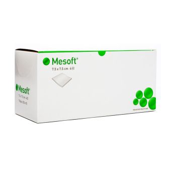 Mesoft haavatampoon 7,5x7,5cm 4-kihti ster N150