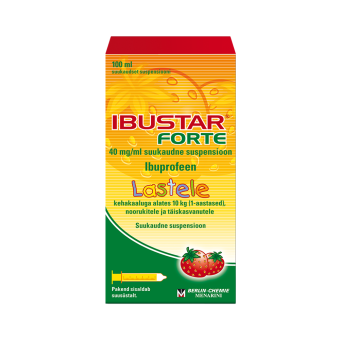 IBUSTAR FORTE SUUKAUDNE SUSP. 40MG/1ML, 100 ml 100 мл