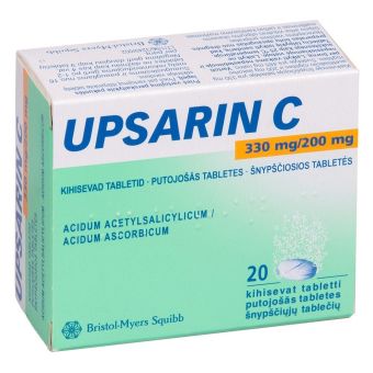 UPSARIN C KIHISEV TBL 330MG+200MG N20