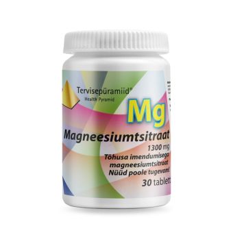 Tervisepüramiid Magneesiumtsitraat tabletid 1300MG N30