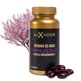 Luxador Immustar vitamiind D3 4000iu kapslid N90