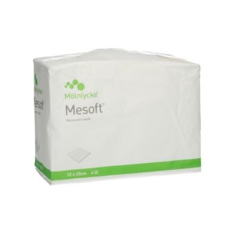 Mesoft тампоны для ран 10x20cm 4-слойные нестерильные N100