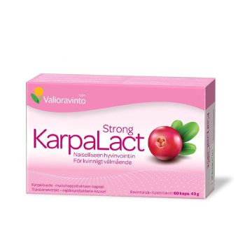 Valioravinto Karpalact Strong caps клюква+молочнокислые бактерии N60