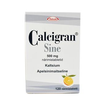 CALCIGRAN SINE ЖЕВАТЕЛЬНЫЕ ТАБЛЕТКИ 1250MG N120