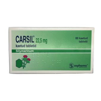 CARSIL KAETUD TBL 22.5MG N80