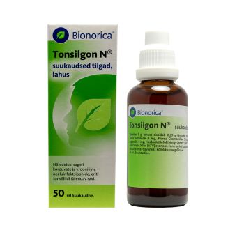 TONSILGON N SUUKAUDSED TILGAD LAHUS, 50 ml 50 мл