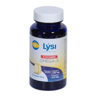 Lysi Omega-3 E-витамин в капсулах N120