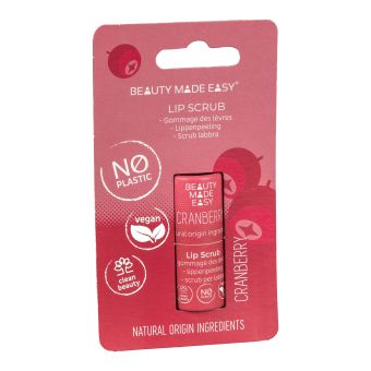 Beauty Made Easy Huulte koorija vegan CRANBERRY 5.5 g