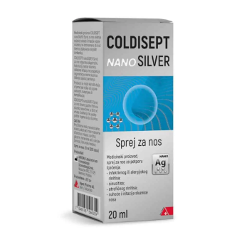 Coldisept nanosilver ninasprei 20 ml