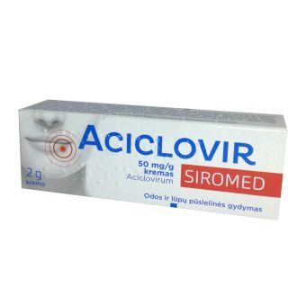 Aciclovir Siromed крем 50MG/G N1 2 г