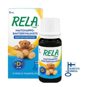 Rela probiootilised tilgad + vitamiin D3 8 ml