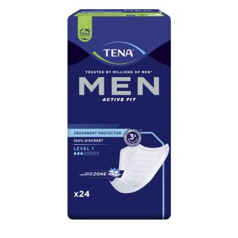 Tena Men Active Fit L1 гигиенические прокладки для мужчин 275ml N24