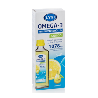 Lysi Omega-3 kalamaksaõli sidruni 240 ml