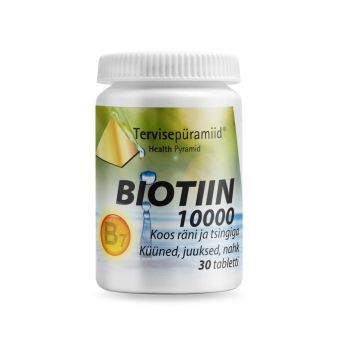 Tervisepüramiid Biotiin 10000mcg tabletid N30