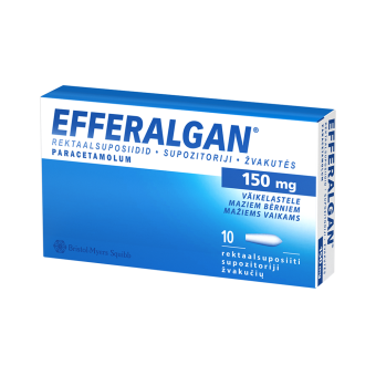 EFFERALGAN REKTAALSUPOSIIT 150MG N10